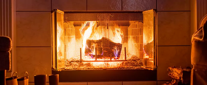 Mendota Hearth Landscape Fireplace Installation in Valdosta, Georgia