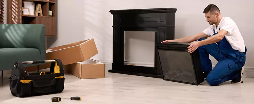 Old Rusted Metal Fireplace Repair And Replacement in Valdosta, GA