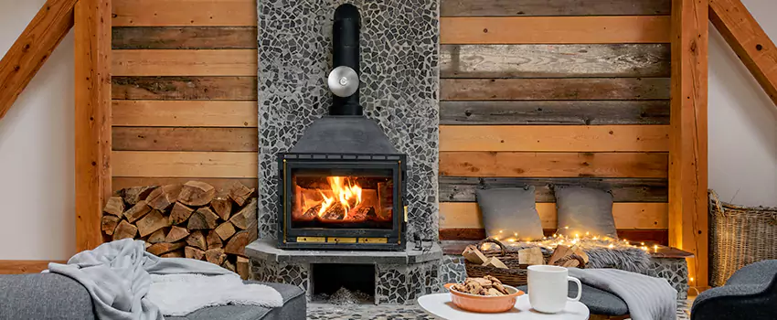 Thelin Hearth Products Direct Vent Gas Stove Fireplace Inspection in Valdosta, Georgia